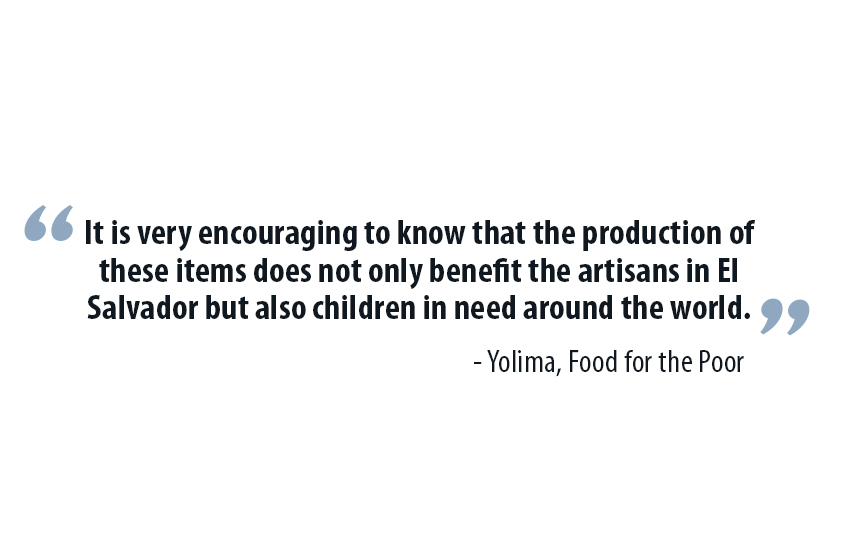 quote from food for the poor artisan