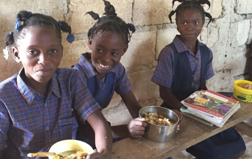 In Haiti: Daily School Meals Improve Grades