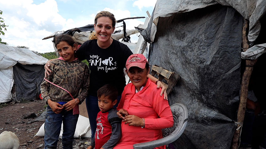 FMSC partner with a family in Nicaragua