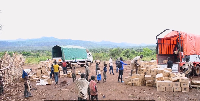 FMSC food distribution in Uganda