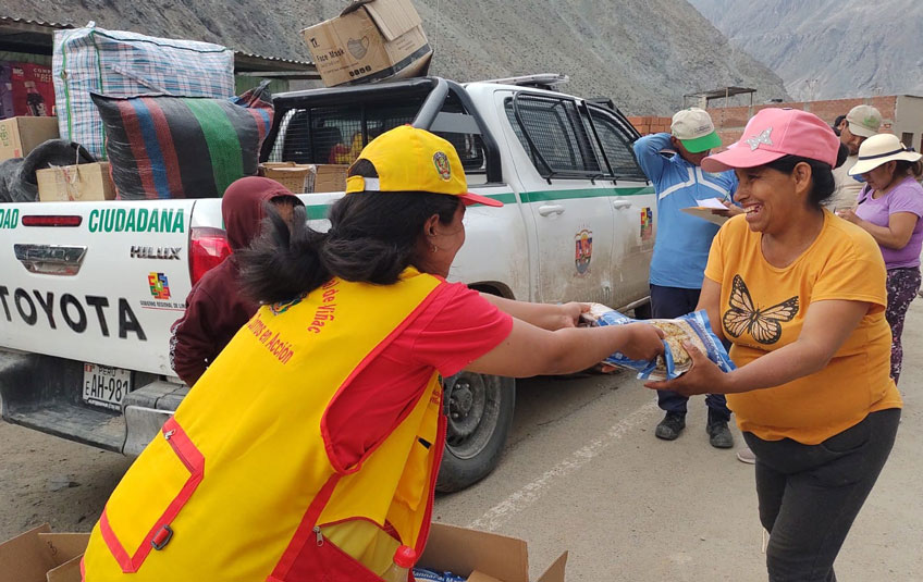 FMSC food distribution in Peru