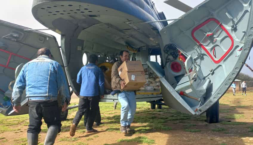 Buckner International distributing MannaPack meals in Peru in response to Cyclone Yaku