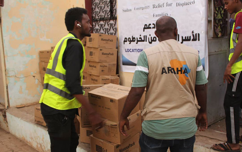 MannaPack meal delivery with ARAHA in Sudan