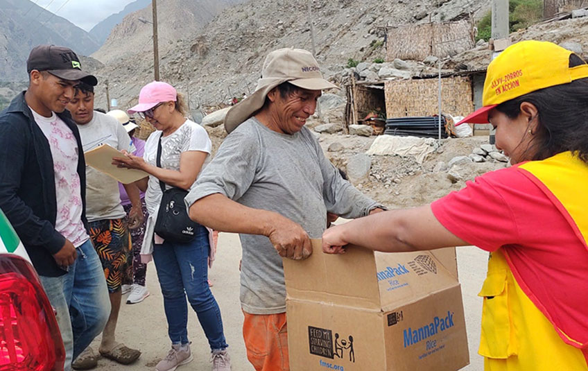 FMSC food distribution in Peru