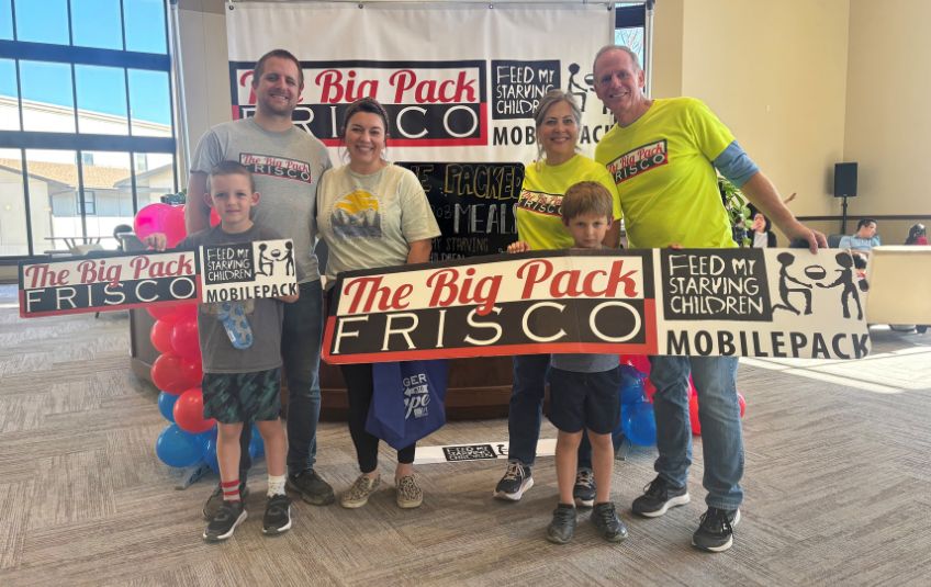 Mary Jane Journey and family at The Big Pack Frisco MobilePack.