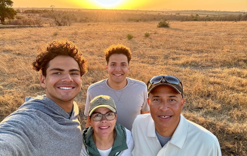 Teresa George and her family 