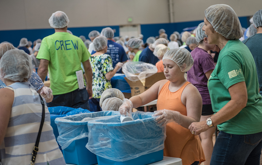 Volunteers in Dallas