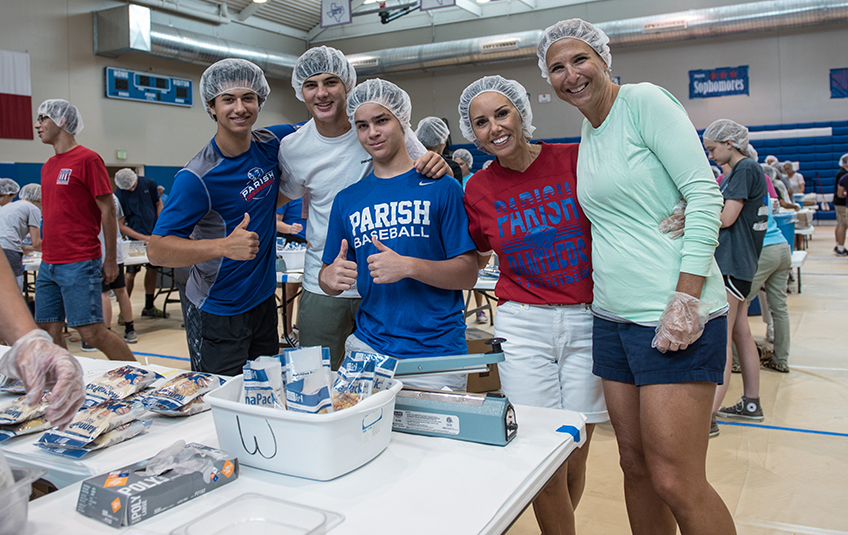 Volunteers in Dallas