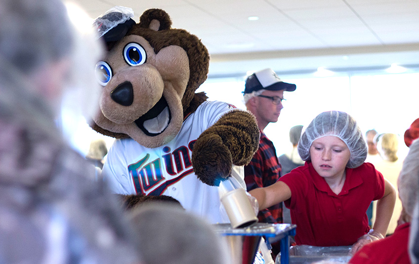 target field