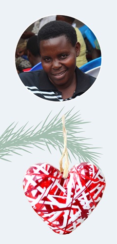 $80 DONATION HEART ORNAMENT: FEEDS A CHILD FOR A YEAR!