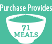 Purchase provides 71 meals