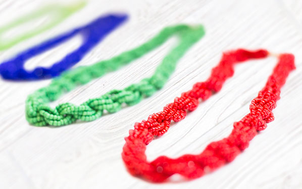 Twisted Bead Necklace - Made in Kenya