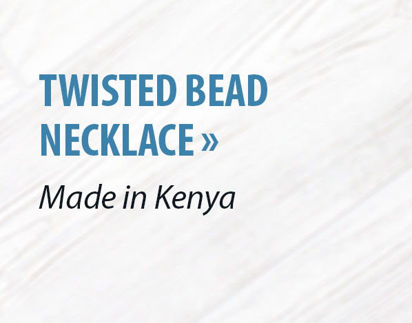 Twisted Bead Necklace - Made in Kenya