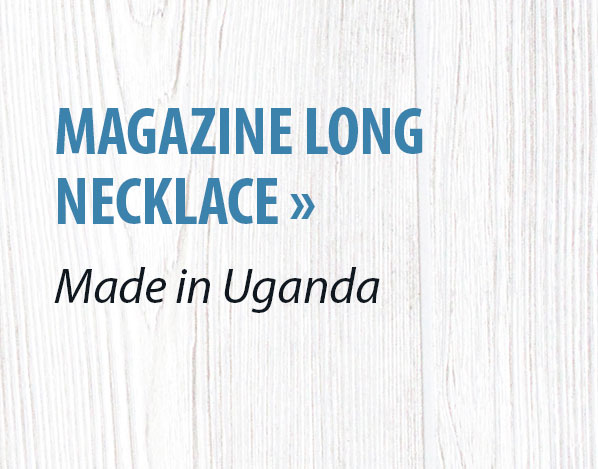 Magazine Long Necklace - Made in Uganda