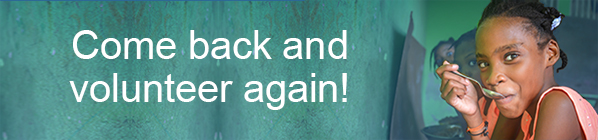 come back and volunteer again