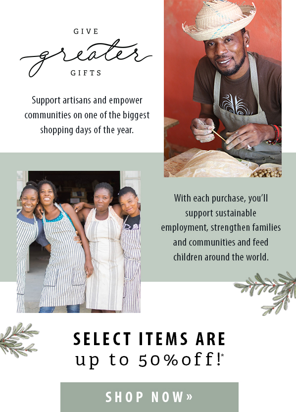 support artisans and empower communities on one of the biggest shopping days