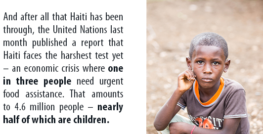 one in three people need urgent food assistance