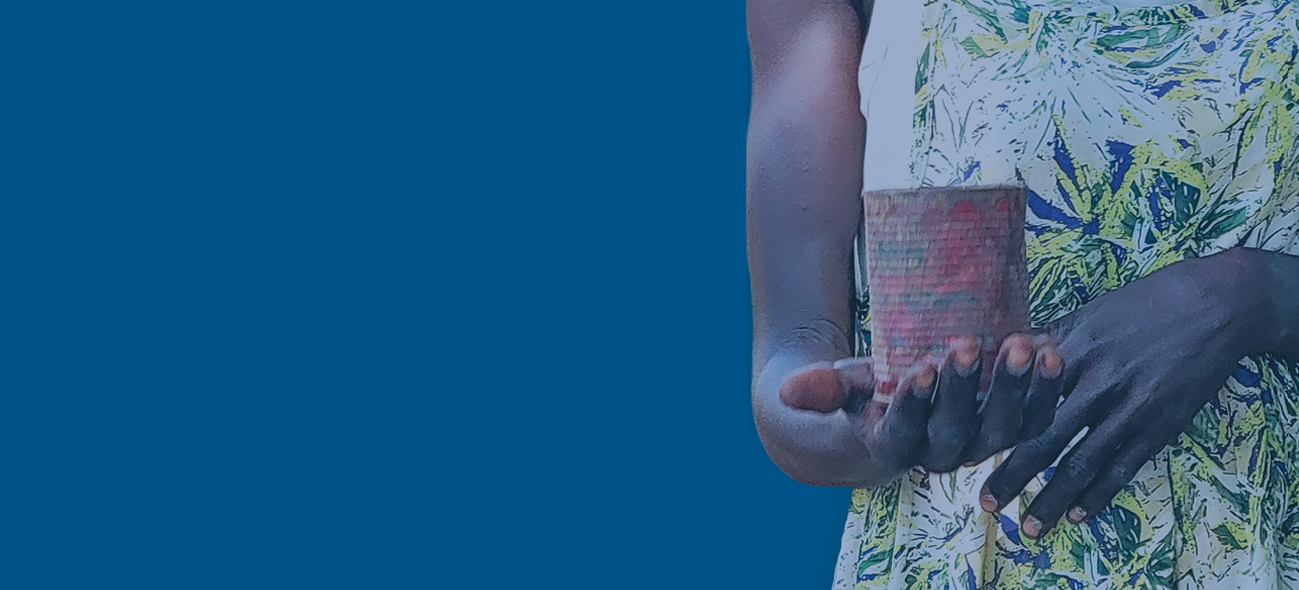 woman holding tin can