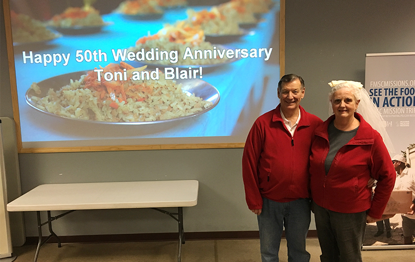 50 Years of Marriage Celebrated in the Packing Room